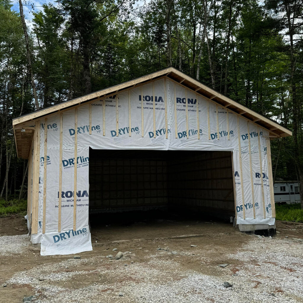 Construction d'un garage clé en main